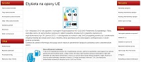 Etykiety UE na oponach